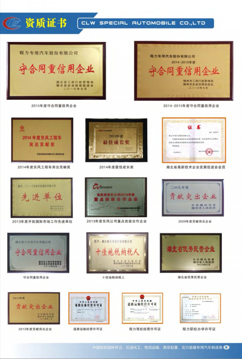 程力資質(zhì)證書