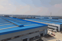 程力汽車集團新廠區(qū)生產(chǎn)車間一角